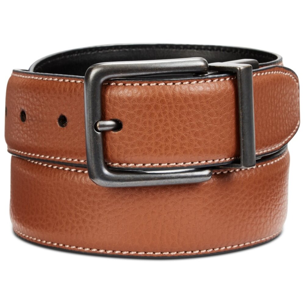 Perry Ellis Portfolio 35 Mm Casual Reversible Belt Size 40 New
